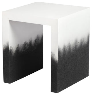 Matra Black and White End Table