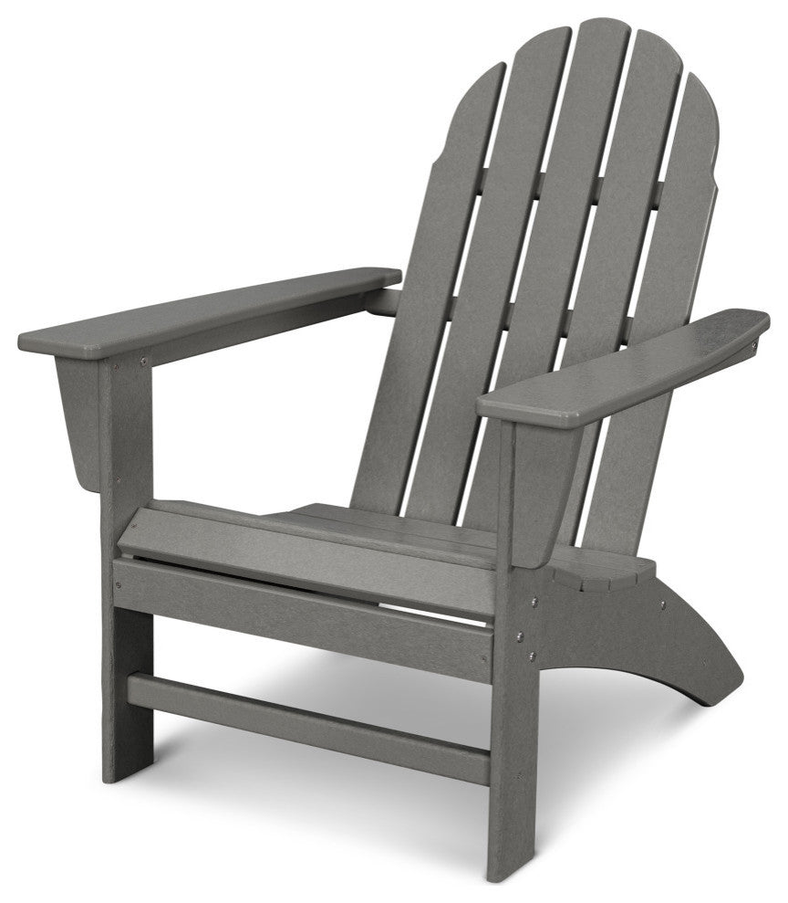 Vineyard Adirondack Chair, Slate Grey