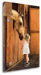 "Little VIsitor" By Lesley Harrison, Giclee Print on Gallery Wrap Canvas