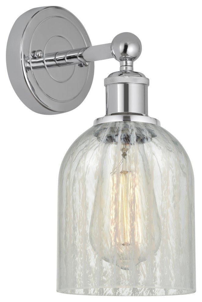 Innovations 616-1W-PC-G2511 Caledonia 1 Light 5" Sconce, Polished Chrome