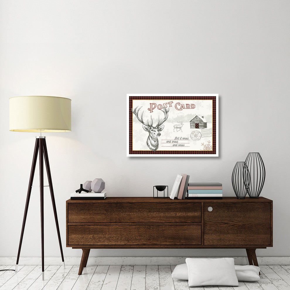"Winter Reindeer I" Digital Paper Print by Sue Schlabach, 38"x26"