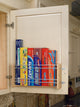 Wood Foil/Wrap Cabinet Door Organizer, 16.13"