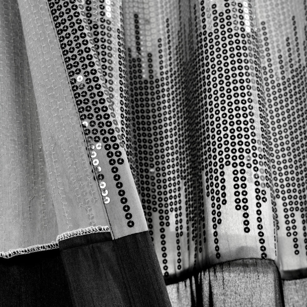 Night Sky Single Window Panel, Black, 84"x42"