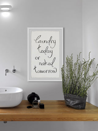 "Laundry Today" Framed Painting Print, 8x12