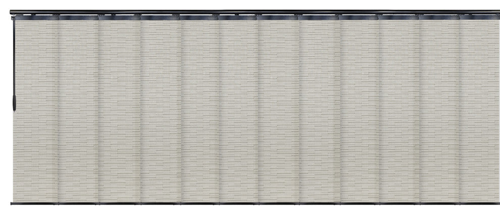 Eliana 12-Panel Track Extendable Vertical Blinds 140-260"W