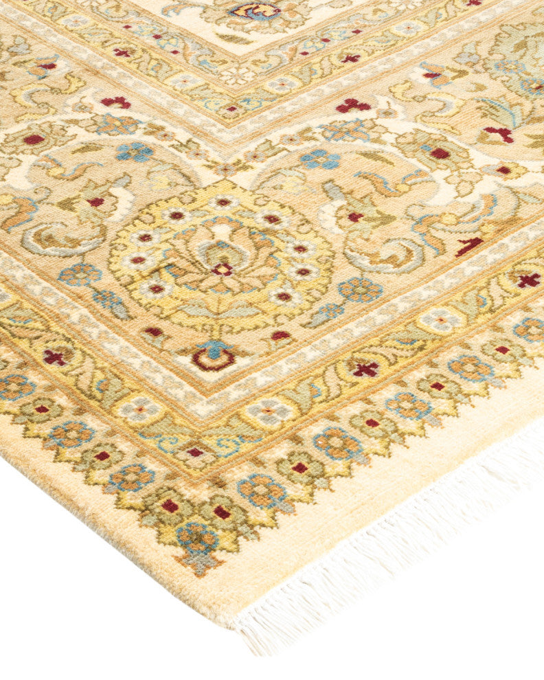 Kalyan, One-of-a-Kind Hand-Knotted Area Rug Ivory, 9'2"x12'5"