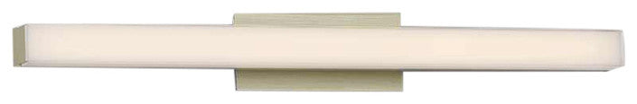 Brink LED Bathroom Vanity/Wall Light, Brushed Brass, 24", 3500k