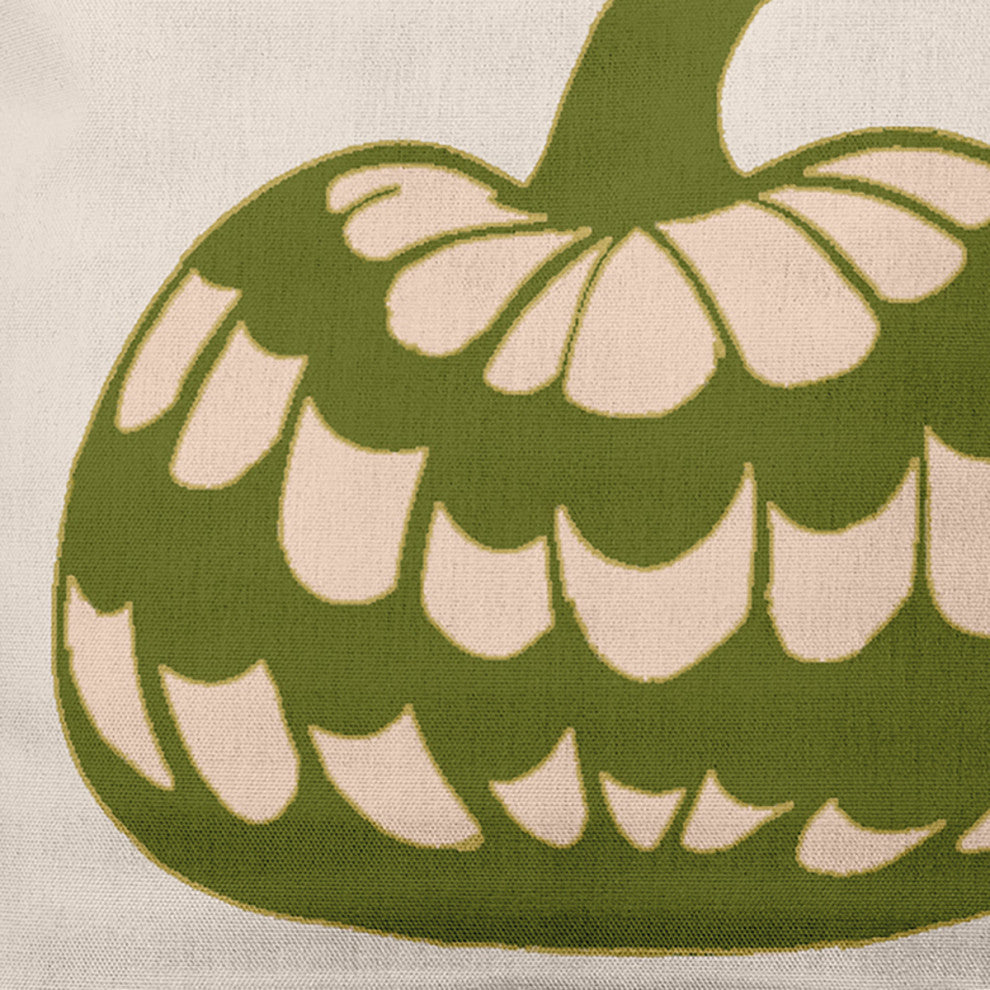 26" x 26" Pumpkin Perfection Decorative Throw Pillow, Olive