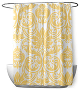 70"Wx73"L Alexys Shower Curtain, Yellow