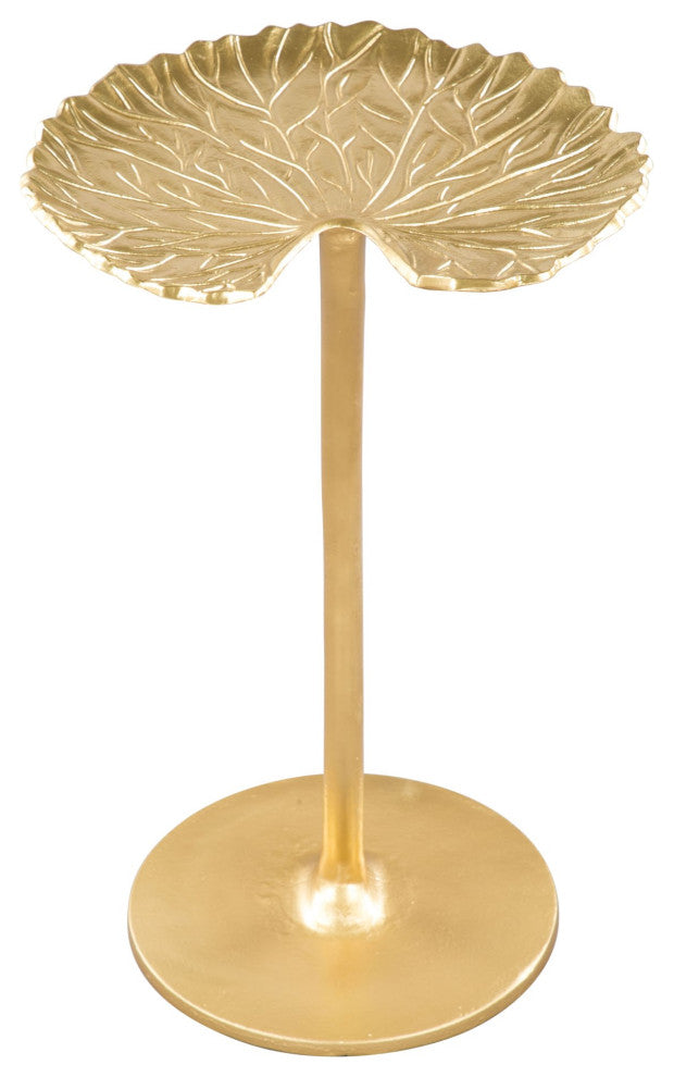 Sofa Side Table, Aluminum, Metal, Gold, Living Lounge Cafe Lobby Hospitality