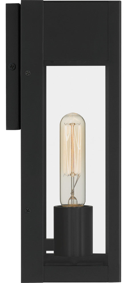 Quoizel MAE8406 Maren 13" Tall Outdoor Wall Sconce - Matte Black