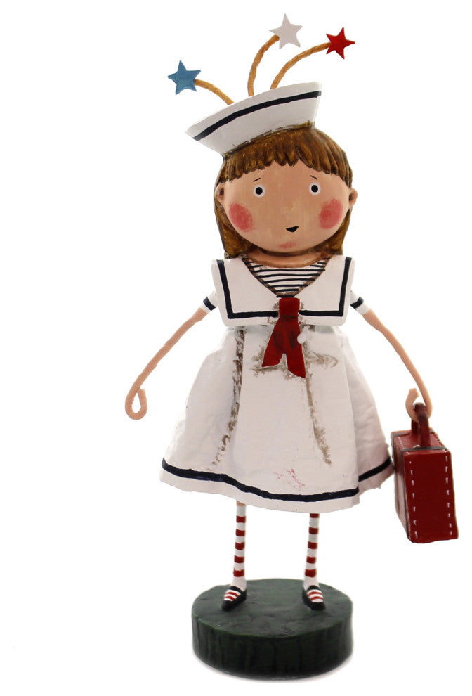 Lori Mitchell Bon Voyage Sailor Dress Travel Vacation Collectible Figurines