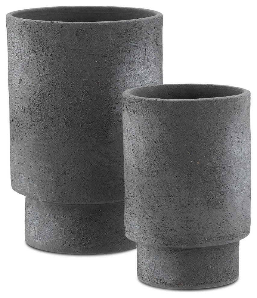 Tambora Black Small Vase