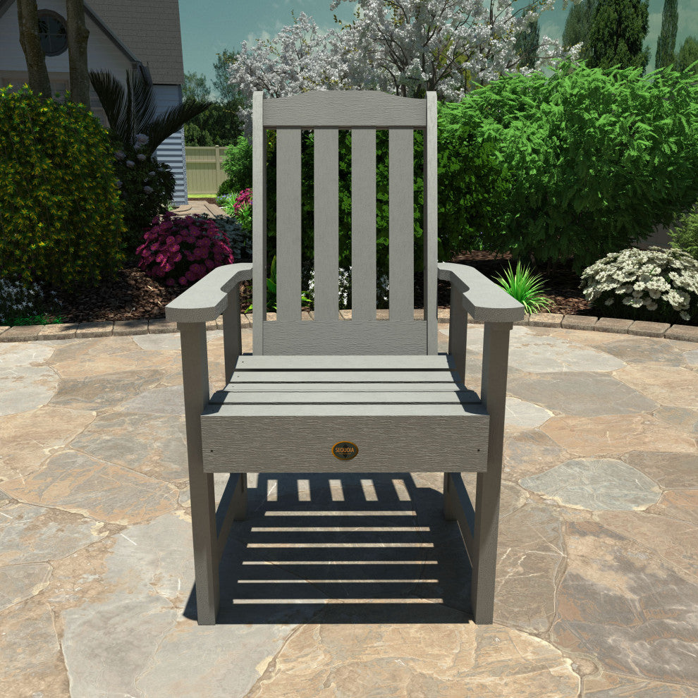 Springville Dining Arm Chair, Coastal Teak