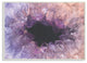 Amethyst Geode Cavern Photograph Oversized Wall Plaque Art, 13"x19"