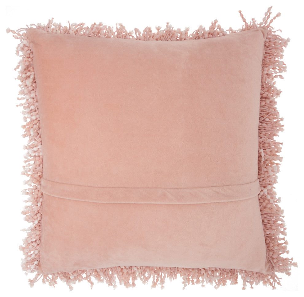 Mina Victory TL050 Throw Pillow, Rose, 20" x 20"