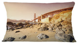 Golden Gate in Bright Day Landscape Printed Throw Pillow, 12"x20"