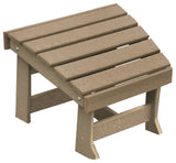 Poly New Hope Footstool, Weathered Wood