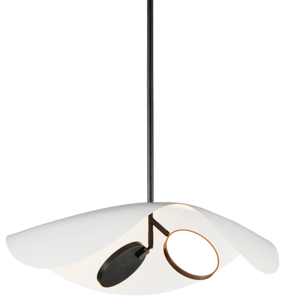 ET2 E24966 Carmen 24"W LED Chandelier - Black