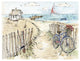 "Coastal Catch V" Digital Paper Print by Anne Tavoletti, 18"x14"