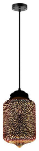 MIRODEMIÂ® Gourdon 3D Colorful Starry Sky Pendant Lamp, A