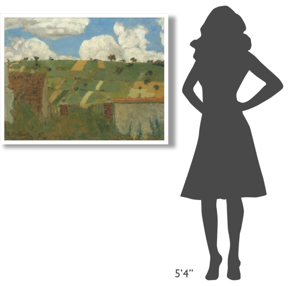 "Landscape of the Ile-de-France, 1894" Paper Print by Edouard Vuillard, 42"x32"