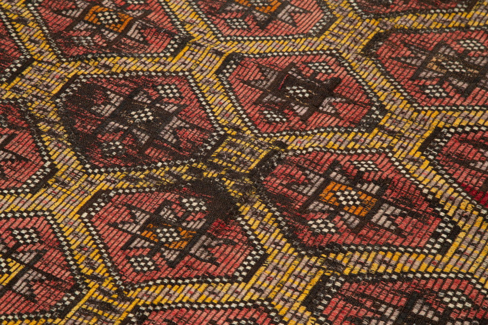 Rug N Carpet - Hand-knotted Turkish 5' 5'' x 9' 8'' Unique Wool Kilim Rug