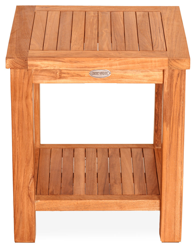 Teak Wood Tundra Outdoor Patio Side Table, made from A-Grade Teak Wood
