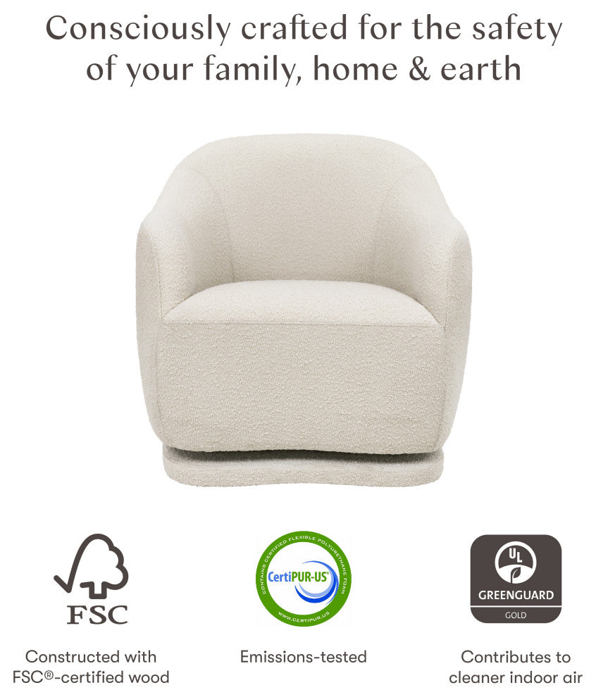 Foy Glider, Boucle, Ivory Boucle