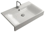 Cento 3548 Semi-recessed Bathroom Sink 27.6" x 17.7