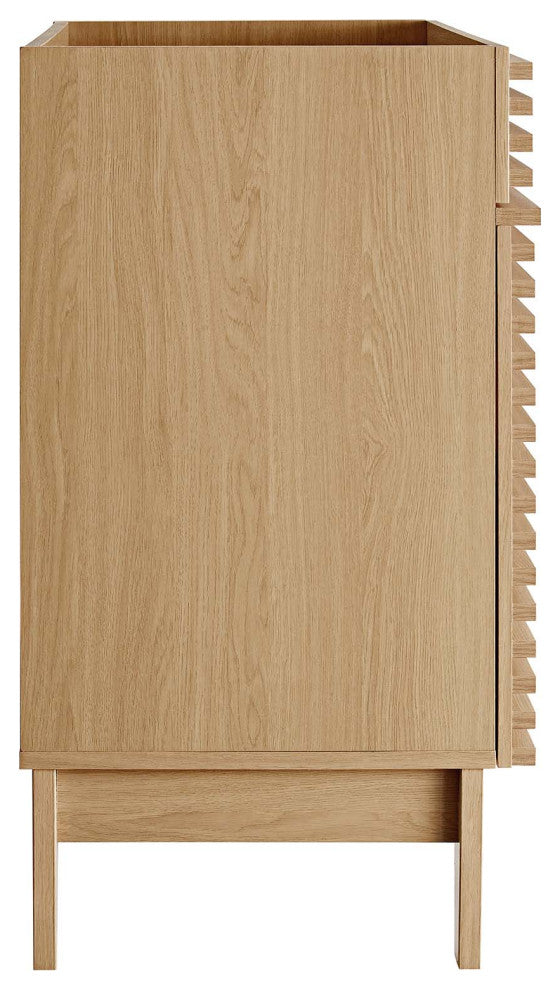 Render 30" Bathroom Vanity Cabinet, Oak