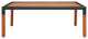 Safavieh Tommy Metal and Wood Patio Coffee Table Black/Natural