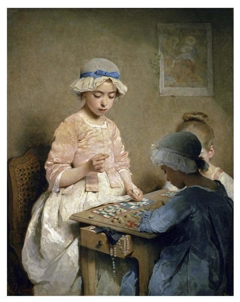 "A Game of Chance" Digital Paper Print by Charles Chaplin, 34"x42"