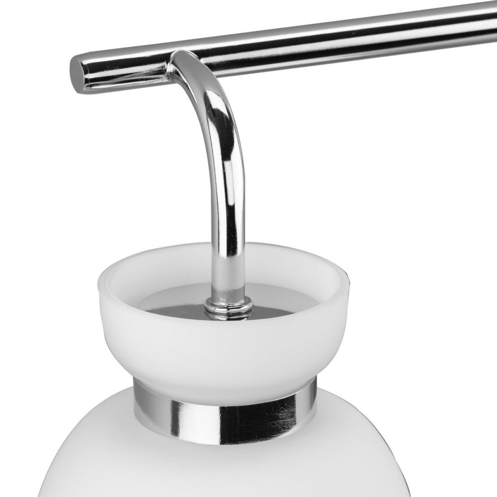 Lexie Collection Contemporary Vanity Light, Polished Chrome