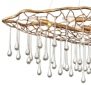 Hinkley Laguna Medium Eight Light Linear, Burnished Gold