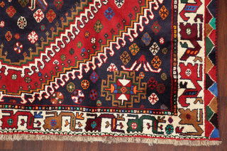 Abadeh Oriental Traditional Hand-Knotted Persian Area Rug, Blue, 9'4"x5'10