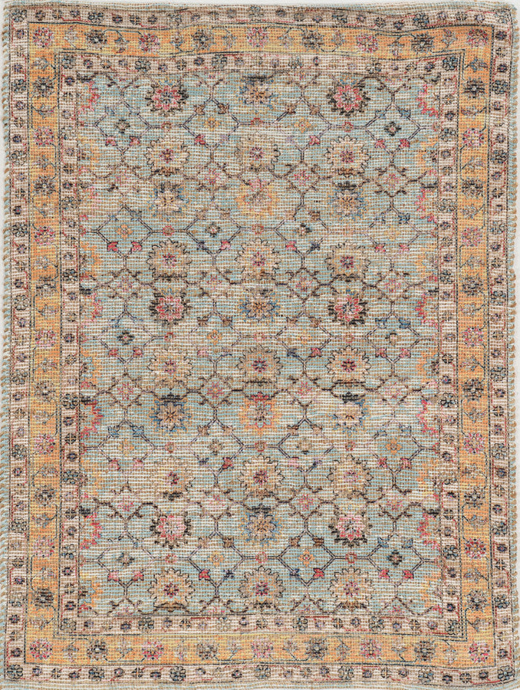 KAS Morris 2225 Spa Hudson Area Rug, 5'x7'