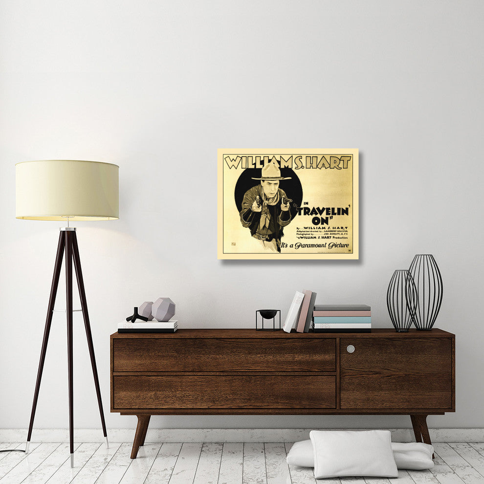 "Travelin On" Stretched Canvas Giclee by Hollywood Photo Archive, 35x28"