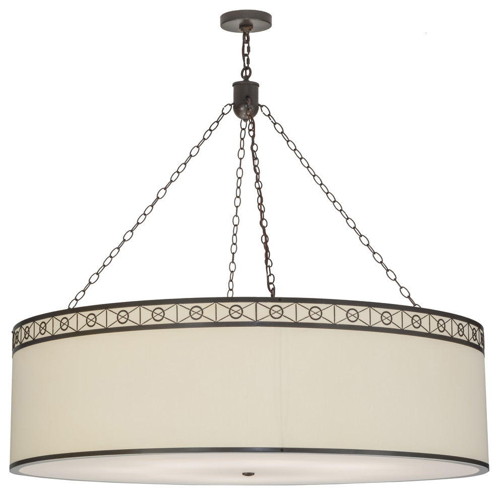 54W Cilindro Circle X Textrene Pendant