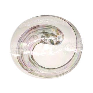 Sorrento Murano Glass Bathroom Sink, Abalone