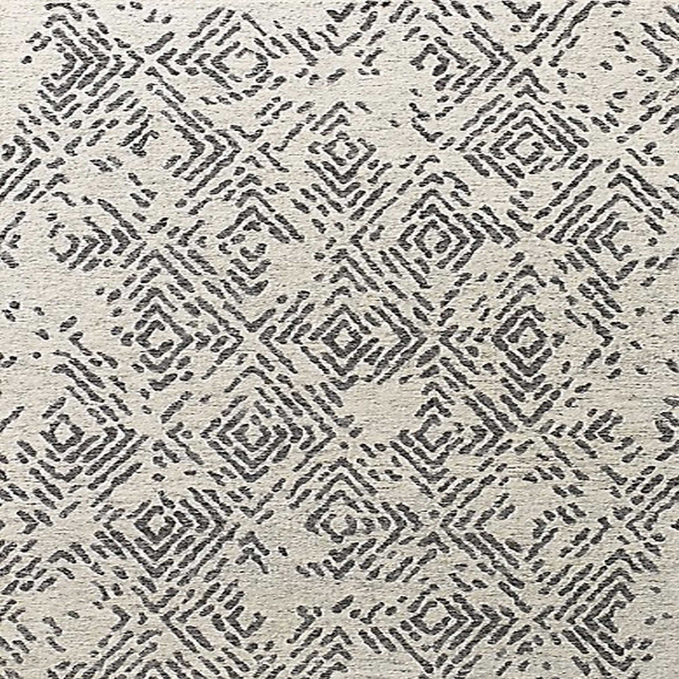 Ahgly Company Indoor Square Mid-Century Modern Area Rugs, 5' Square