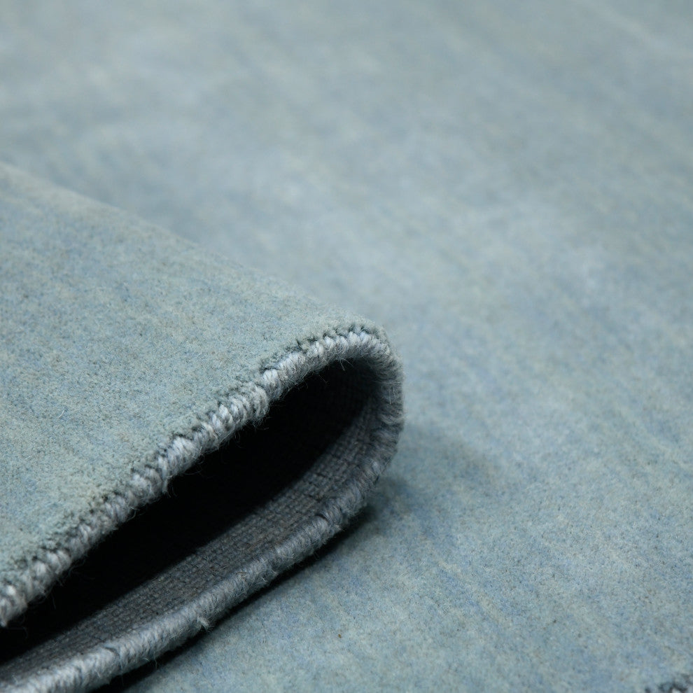 Arizona Rye Area Rug, Light Blue, 10' x 14', Solid