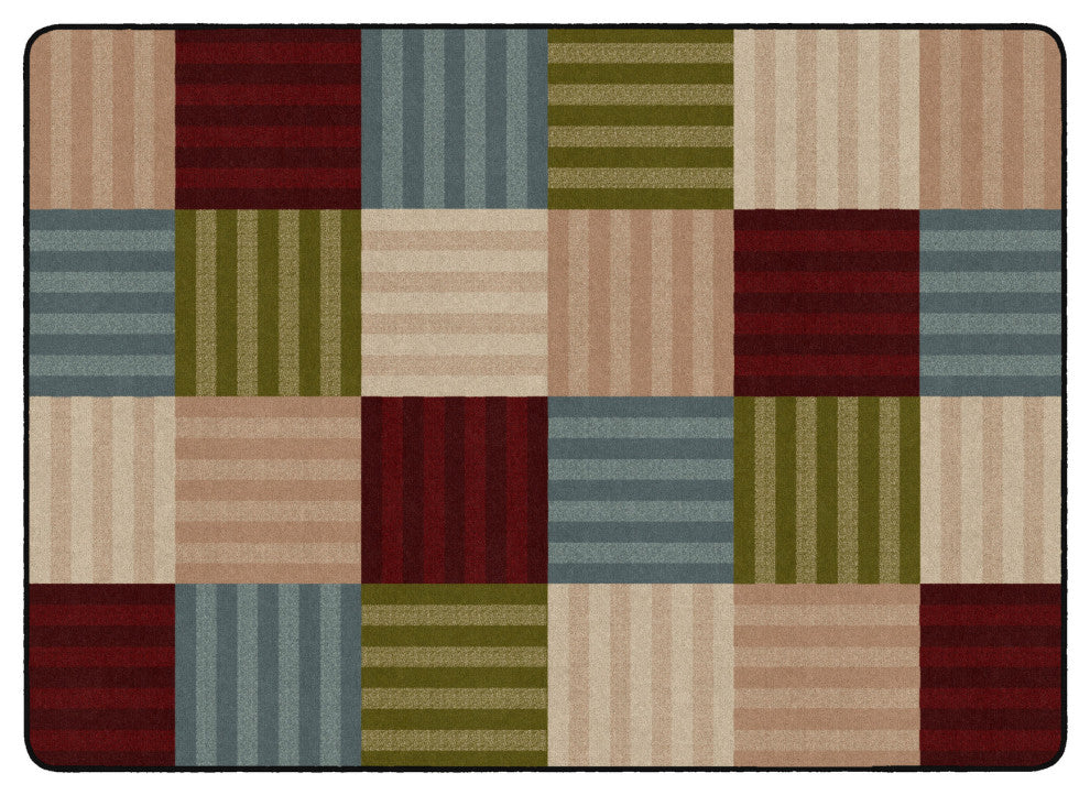 Flagship Carpets FA1323-32FS 6x8'4 Hashtag Earth Tone Rug