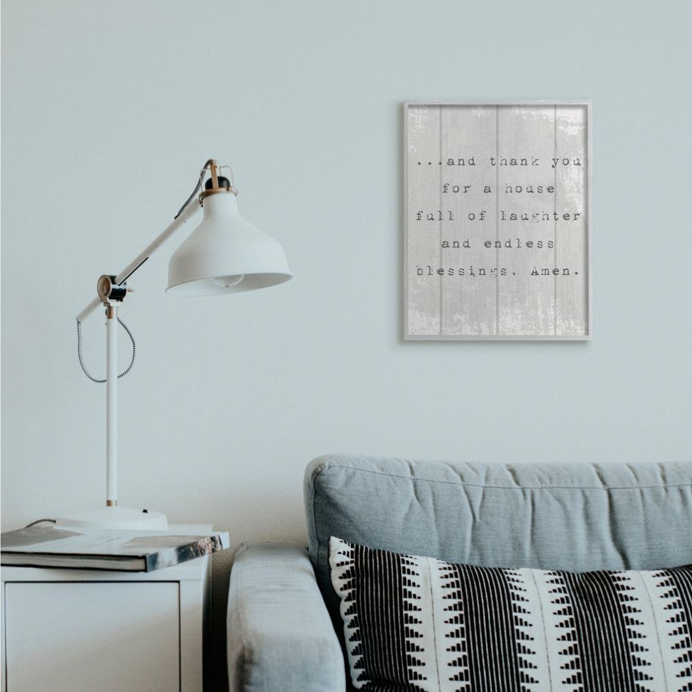 House Full of Laughter Prayer Spiritual Phrase ,1pc, each 16 x 20