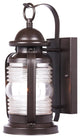 Westinghouse 62301 Weatherby One-Light Wall Lantern, Weathered Bronze
