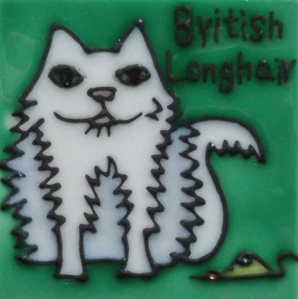 British Longhair Cat Magnet