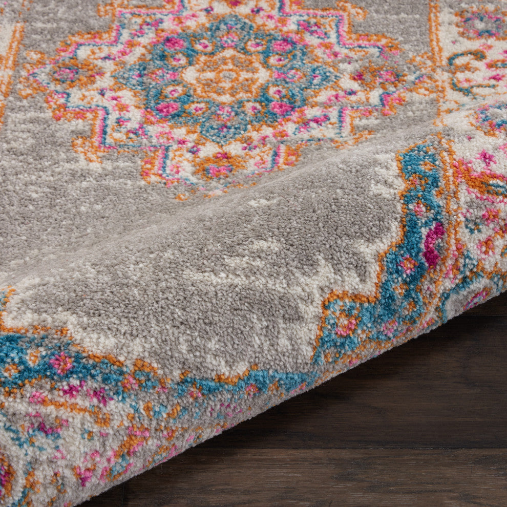 Nourison Passion 12' x 18' Grey Bohemian Indoor Area Rug