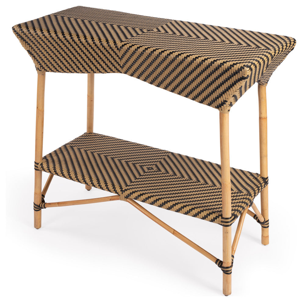 Butler Ciel Brown Rattan Bar Cart
