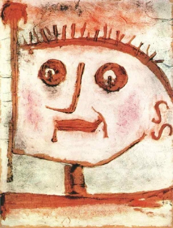 Paul Klee An Allegory of Propaganda, 21"x28" Wall Decal