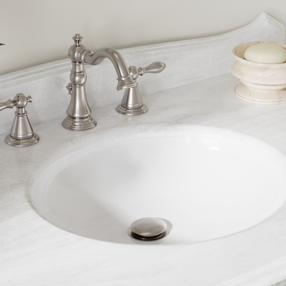 Antique White Traditional Style Single Sink Beckham Bathroom Vanity, White, 42", Single Sink, With Mirror, Freestanding